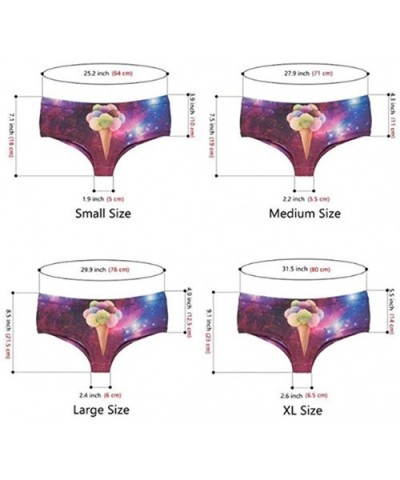 Nerdy and Geeky Boy Shorts Panties for Sci Fi Lovers - Sexy Funny Novelty Women's 3D Printed Cheeky Hipster Underwear - Squir...