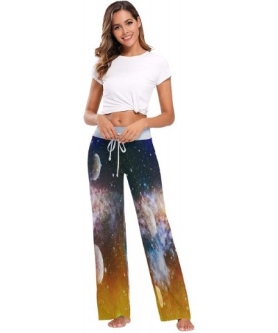 Women's Fashion Yoga Pants Palazzo Casual Print Wide Leg Lounge Pants Comfy Casual Drawstring Long Pajama Pants - Unique Bein...