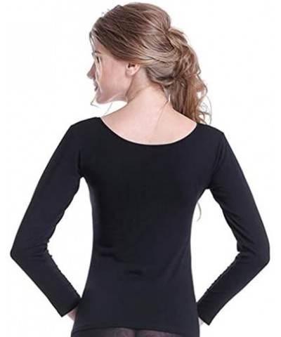 Thermal Underwear Thermal Underwear Women O-Neck Thin Slim Cotton Simple Womens High Elasticity and All-Match Soft Comfortabl...