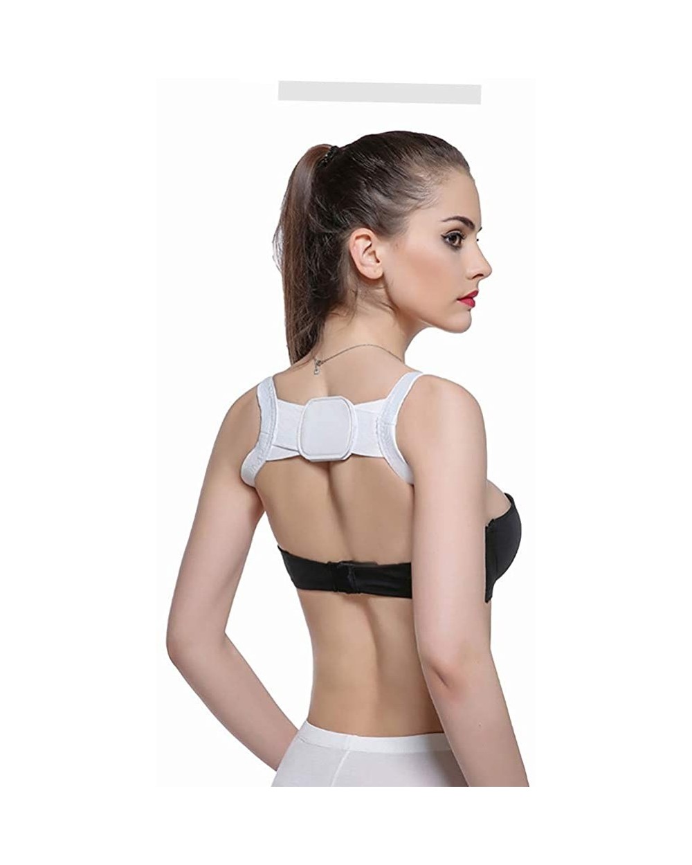 Women Posture Corrector Device Wireless Bra Comfortable Back Support Braces Shoulders Chest Belt - White - C61965546MC $10.42...