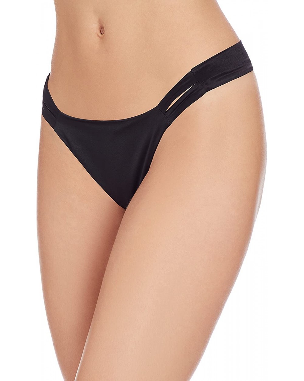 993 Skinny Britches Sheer Shaping Power Thong Shapewear S M L XL - Black - CL115SMCXOX $21.16 Panties