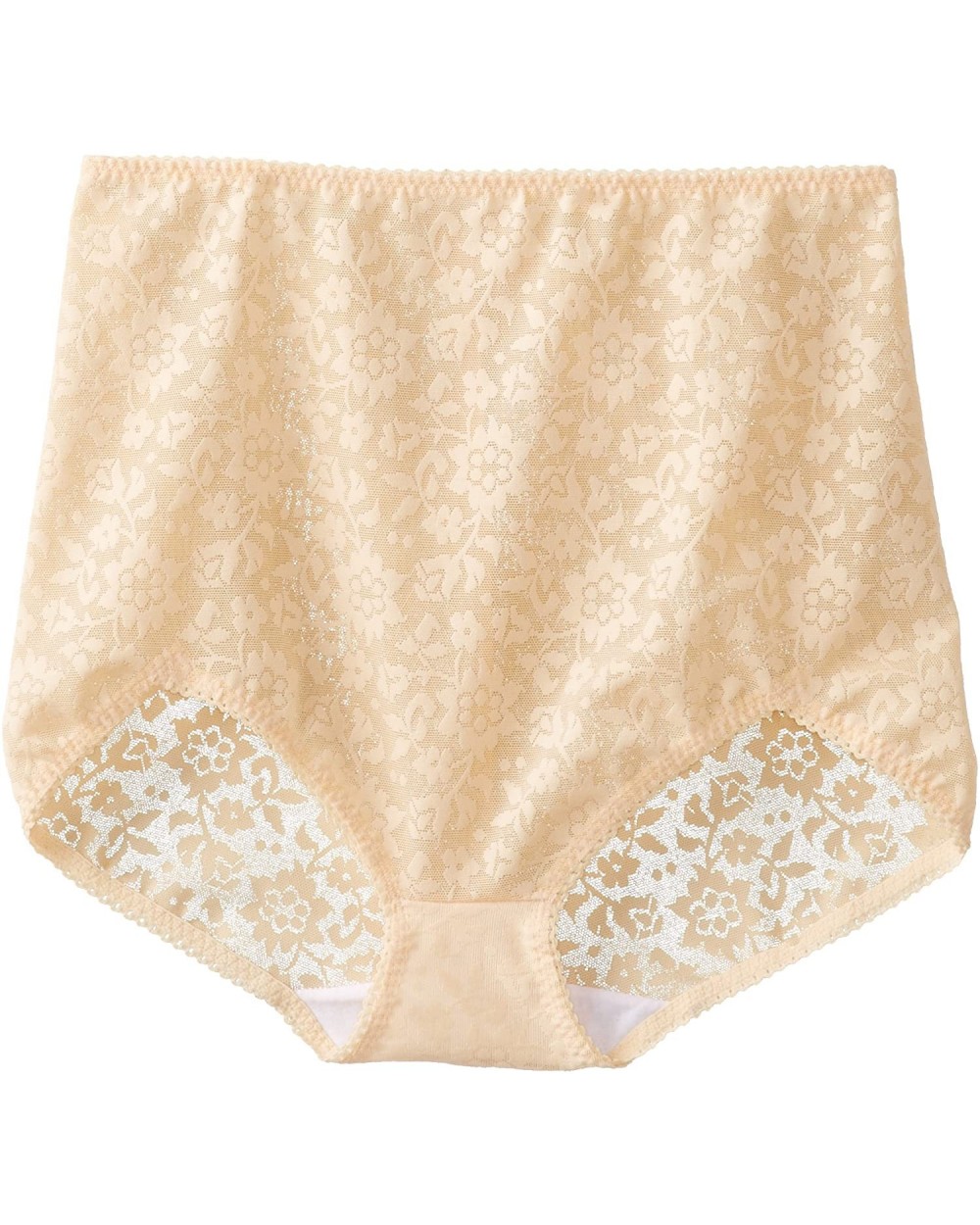 Women's Plus-Size V Leg Extra Firm Control Panty Brief (X) - Beige - CK11HIHG0JZ $38.10 Shapewear