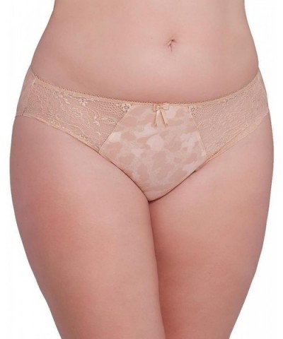 Women's Plus Size Morgan Brief - Toasted Almond - CQ12E71NOF7 $44.14 Panties