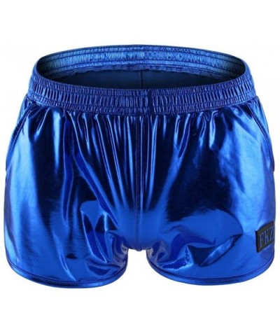 Arroyo Youth Men's Stage Performance Ice Silk Loose Comfort Boxer - Royal Blue - CP192M35QCL $22.46 Boxers