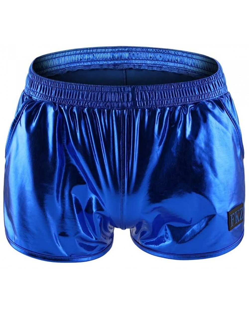 Arroyo Youth Men's Stage Performance Ice Silk Loose Comfort Boxer - Royal Blue - CP192M35QCL $22.46 Boxers