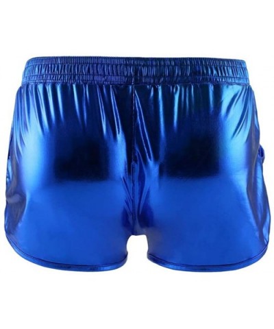 Arroyo Youth Men's Stage Performance Ice Silk Loose Comfort Boxer - Royal Blue - CP192M35QCL $22.46 Boxers