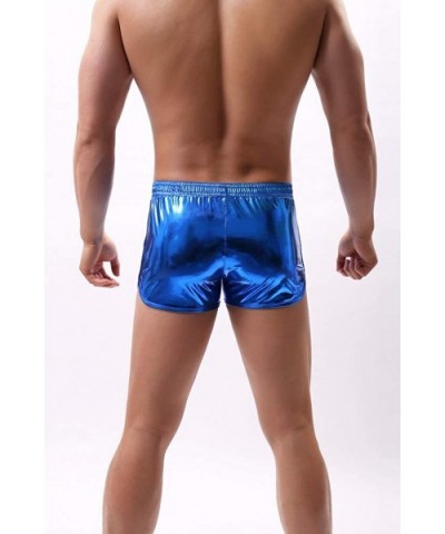 Arroyo Youth Men's Stage Performance Ice Silk Loose Comfort Boxer - Royal Blue - CP192M35QCL $22.46 Boxers