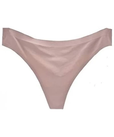 Women Silk Seamless String Briefs Thongs Comfortable Breathable Panties Lingerie Underwear - Khaki - C118UAC2ZXI $12.79 Acces...