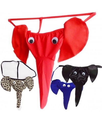 Men Sexy Elephant Nose Lingerie G-String Thong Panties Underwear - A03 red - CB18E8OTY8H $13.77 G-Strings & Thongs