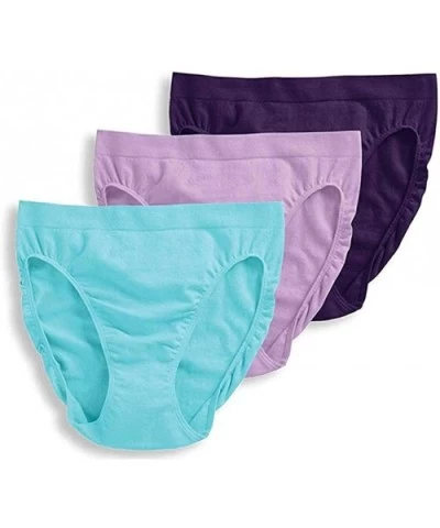 Women's Underwear Seamfree Breathe Brief - 3 Pack - Galileo/Turquoise Paradise/Mystical Pool - CA18URDKOS7 $59.23 Panties