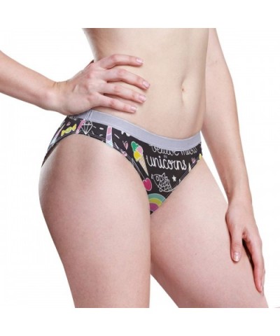 Women's Underwear Funny Sloth On Tree Bikini Panties - Doodle Drawings and Texts - CI18X8UASL3 $27.72 Panties