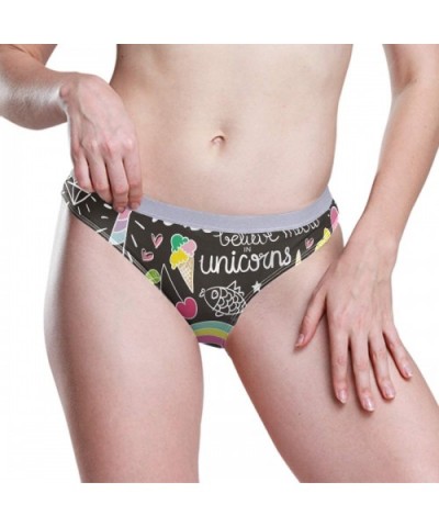 Women's Underwear Funny Sloth On Tree Bikini Panties - Doodle Drawings and Texts - CI18X8UASL3 $27.72 Panties