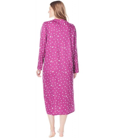 Women's Plus Size Long-Sleeve Sleepshirt 2-Pack Nightgown - Classic Red Hearts (2059) - CL199SMA28C $63.40 Nightgowns & Sleep...