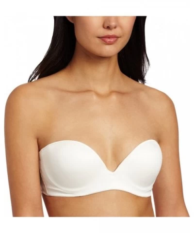 Women's Seamless Molded Low Plunge Bandeau Bra - Ivory - CS1196JNPZZ $59.61 Bras