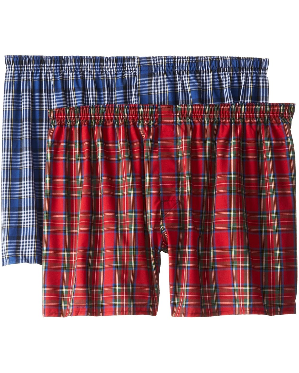 Men's 2-Pack Ultimate Big Tartan Boxers - Assorted - CU11BDJICRR $44.67 Boxers