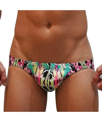 Men Sexy Contour Pouch- Low Rise- Swimming Briefs - Ns-808 - CH196ET3OH0 $58.02 Briefs