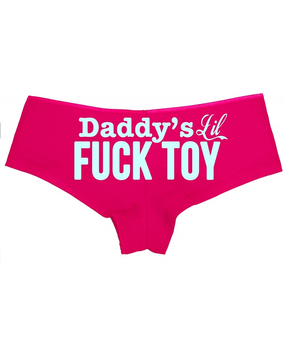 Daddys Little Lil Fuck Toy Fucktoy DDLG BDSM Owned Boyshort - Baby Blue - C718LTLWTQ7 $22.49 Panties