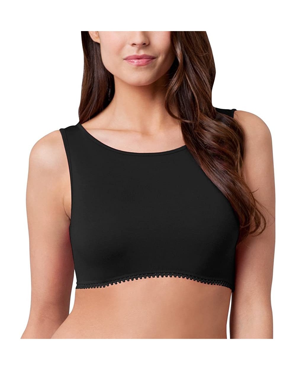 Demi Cami - Janet - Layer Over Your Bra - Boatneck - Black - CS11B52F8R9 $49.44 Shapewear