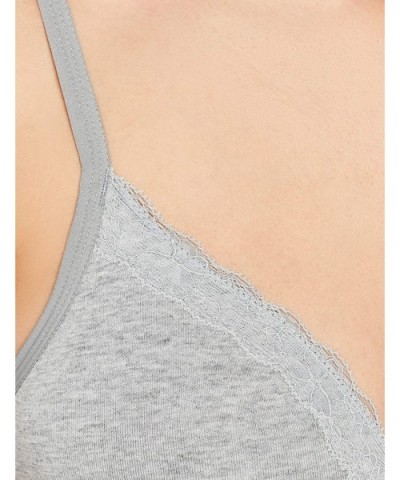 Women's Wirefree Padded Bra - Gray/Gray Marl - CX186EKDUER $15.85 Bras