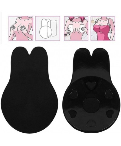 Women Adhesive Bra Breast Lift Cover Bra A-F Cup Invisible Sticky Bra - Black - C018WYQET5I $11.67 Accessories