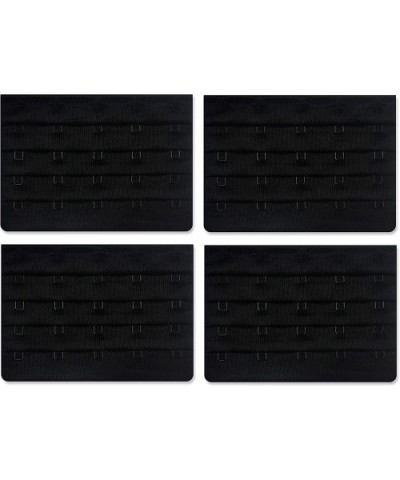 Women's Bra Extenders 5 Hook for Plus Size Bras Extenders Bra Strap Extensions - 4pack black - CX186ZZLX82 $18.53 Accessories