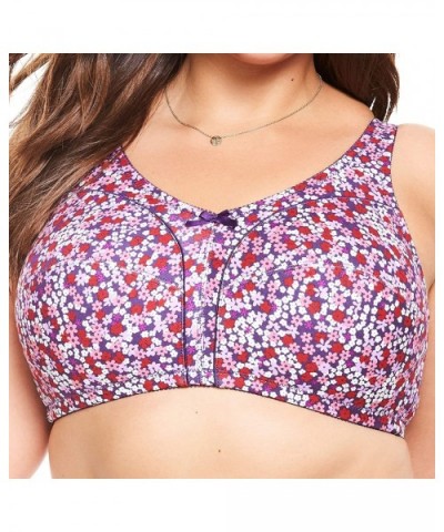 Women's Plus Size 3-Pack Cotton Wireless Bra - Rich Magenta Pack (1685) - CD190OS0O20 $54.12 Bras