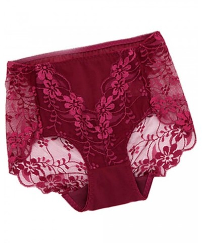 Panties Underwear Hipster Panties Sexy Lace Briefs for Women - Rad - CJ18HDLDAAK $13.65 Panties