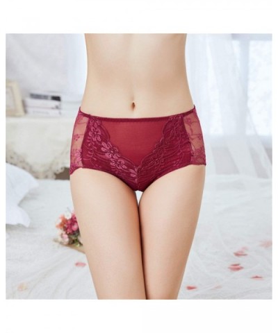 Panties Underwear Hipster Panties Sexy Lace Briefs for Women - Rad - CJ18HDLDAAK $13.65 Panties