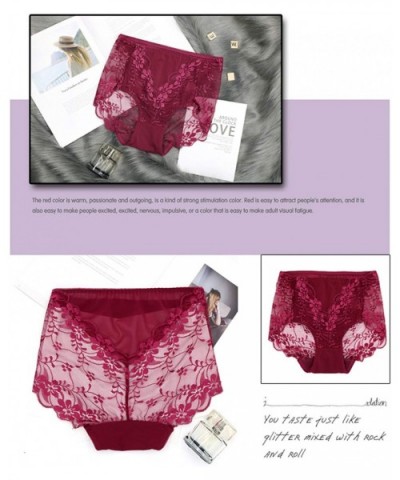 Panties Underwear Hipster Panties Sexy Lace Briefs for Women - Rad - CJ18HDLDAAK $13.65 Panties