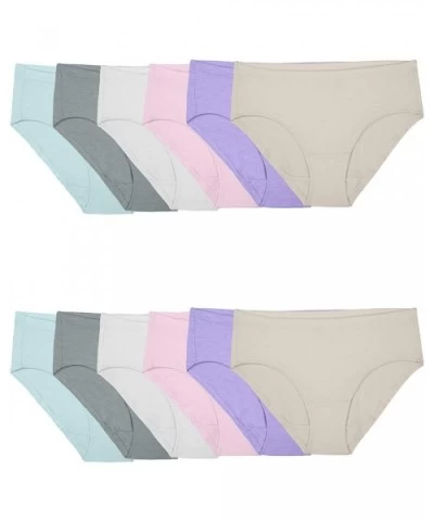 Women's Underwear Beyondsoft Panties (Regular & Plus Size) - Hipster - Modal - 12 Pack - C91985WN8U4 $38.61 Panties