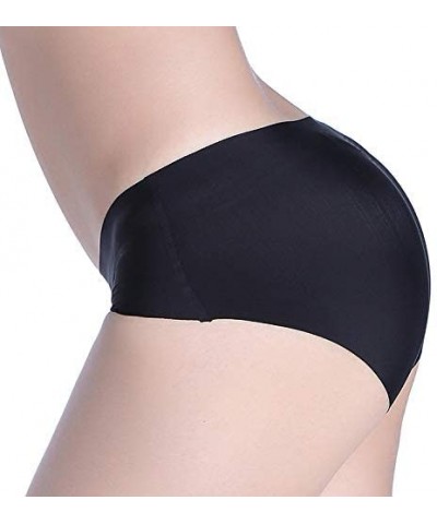 Women's No Show Hiphugger Panties Pack of 6 - 4 Pack Black Black Beige Beige - CR18AW2CRHM $29.27 Panties