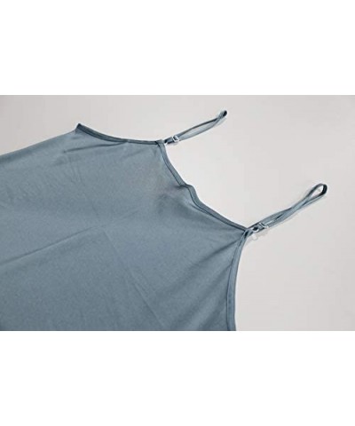 100% Mulberry Silk Camisole Adjustable Strap Made By Bias Women Vest Tops - 18 - CT18X65Y55W $46.38 Camisoles & Tanks