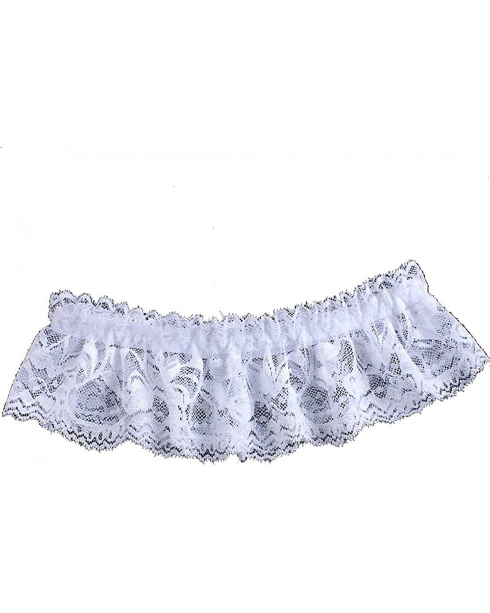 Women Sexy Lace Wedding Garters for Bride Party Prom Leg Garter with Bow - White - C918Y9I9W9Z $14.07 Garters & Garter Belts