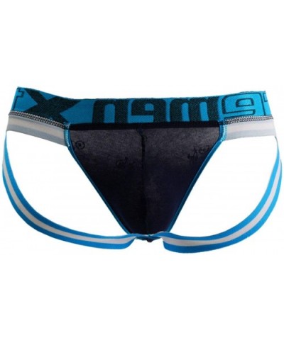 Mens Fashion Underwear Jockstraps - Dark Blue_style_91045 - C618SANCA70 $25.43 Briefs