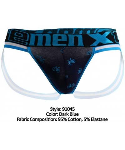 Mens Fashion Underwear Jockstraps - Dark Blue_style_91045 - C618SANCA70 $25.43 Briefs