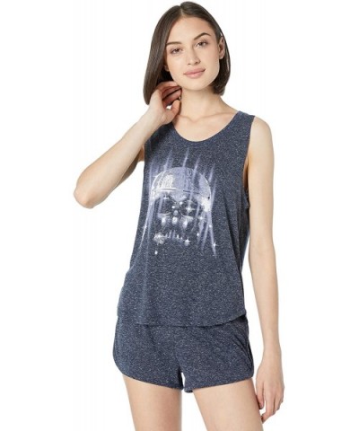 Women's Tank and Short Pajama Set-Loungewear - Darth Vader Blue - C218SHIT42R $55.33 Sets
