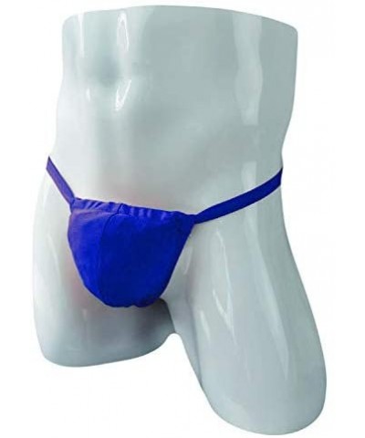 Men Sexy Brief G-String T-Back Micro Thong Underwear Shorts Underpants Soft Panties Lingerie - Blue - CO19036QQ9T $14.34 G-St...