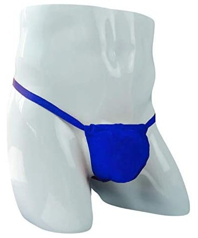 Men Sexy Brief G-String T-Back Micro Thong Underwear Shorts Underpants Soft Panties Lingerie - Blue - CO19036QQ9T $14.34 G-St...