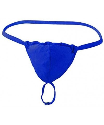 Men Sexy Brief G-String T-Back Micro Thong Underwear Shorts Underpants Soft Panties Lingerie - Blue - CO19036QQ9T $14.34 G-St...