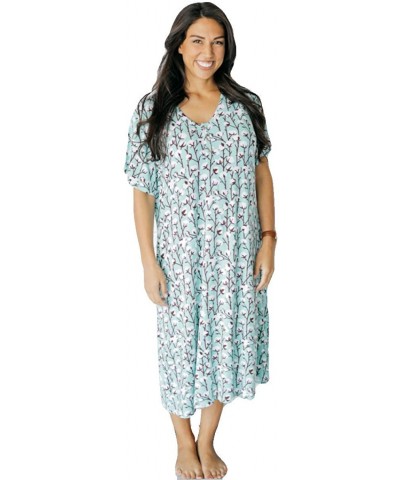 House Dress or Sleep Dress - Cotton Boll - CJ18DOCE427 $56.29 Nightgowns & Sleepshirts