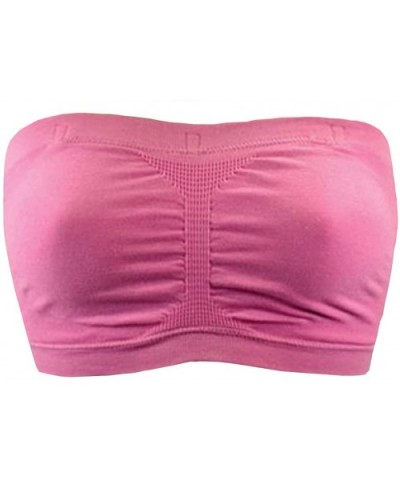 Wild Card Bandeau Strapless Bra Style S6400 - Raspberry - CT116175A7F $21.39 Bras