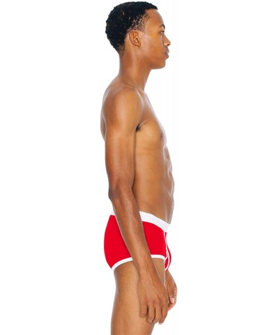 Men's Baby Rib Brief - Red - CR18XYGEREE $13.47 Briefs