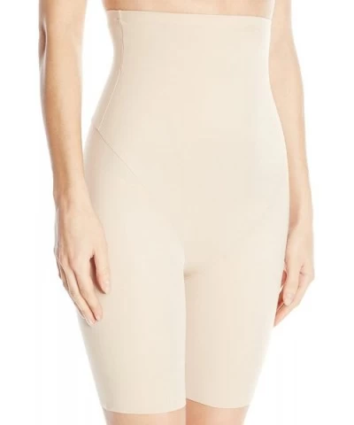 Women's Comfortable Firm Hi Waist Thigh Slimmer - Nude - CM11HI63TIV $50.90 Shapewear