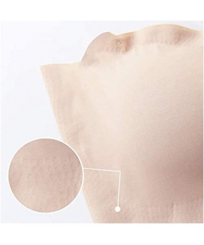 Laxchic Ice Silk Air Bra Breathable Soft Tube for Women Sleep Comfortable with Removable Pads - Beige - CM1996W5Z5N $27.86 Bras