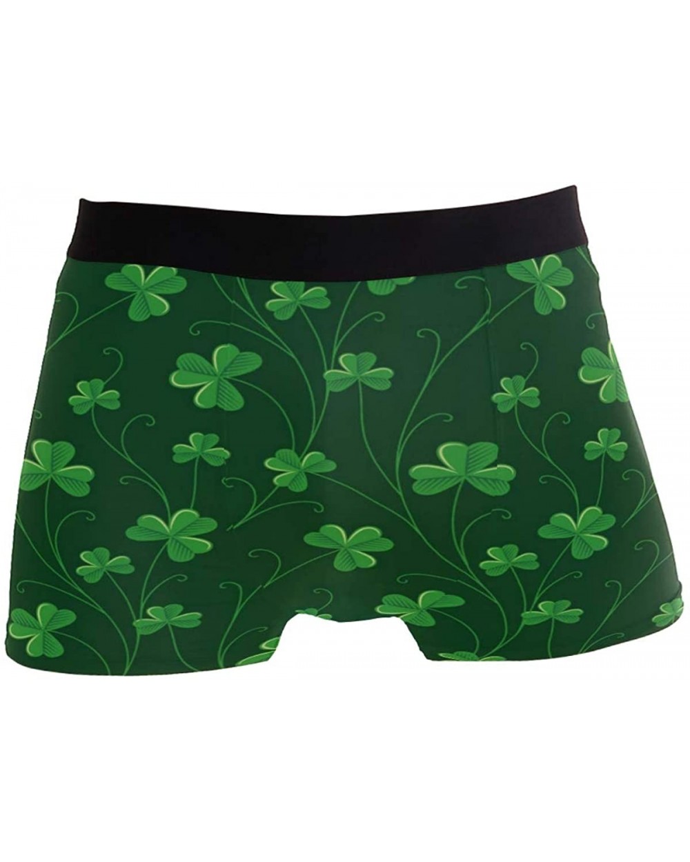 Dragon Skull Llama Mens Boxer Briefs Underwear Breathable Stretch Boxer Trunk with Pouch - Shamrock - CN18N6XU784 $22.49 Boxe...