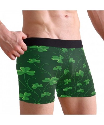 Dragon Skull Llama Mens Boxer Briefs Underwear Breathable Stretch Boxer Trunk with Pouch - Shamrock - CN18N6XU784 $22.49 Boxe...