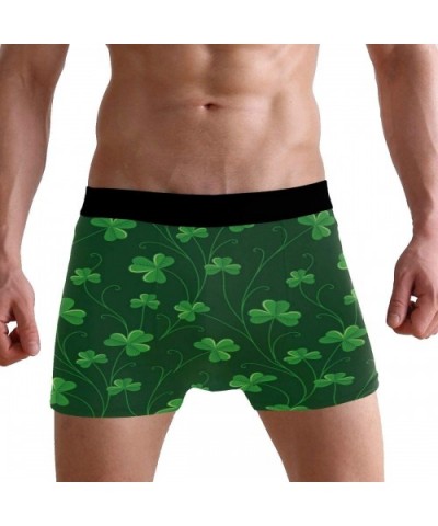 Dragon Skull Llama Mens Boxer Briefs Underwear Breathable Stretch Boxer Trunk with Pouch - Shamrock - CN18N6XU784 $22.49 Boxe...