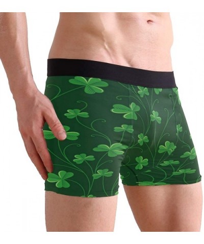 Dragon Skull Llama Mens Boxer Briefs Underwear Breathable Stretch Boxer Trunk with Pouch - Shamrock - CN18N6XU784 $22.49 Boxe...