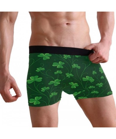 Dragon Skull Llama Mens Boxer Briefs Underwear Breathable Stretch Boxer Trunk with Pouch - Shamrock - CN18N6XU784 $22.49 Boxe...