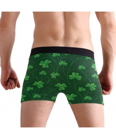 Dragon Skull Llama Mens Boxer Briefs Underwear Breathable Stretch Boxer Trunk with Pouch - Shamrock - CN18N6XU784 $22.49 Boxe...